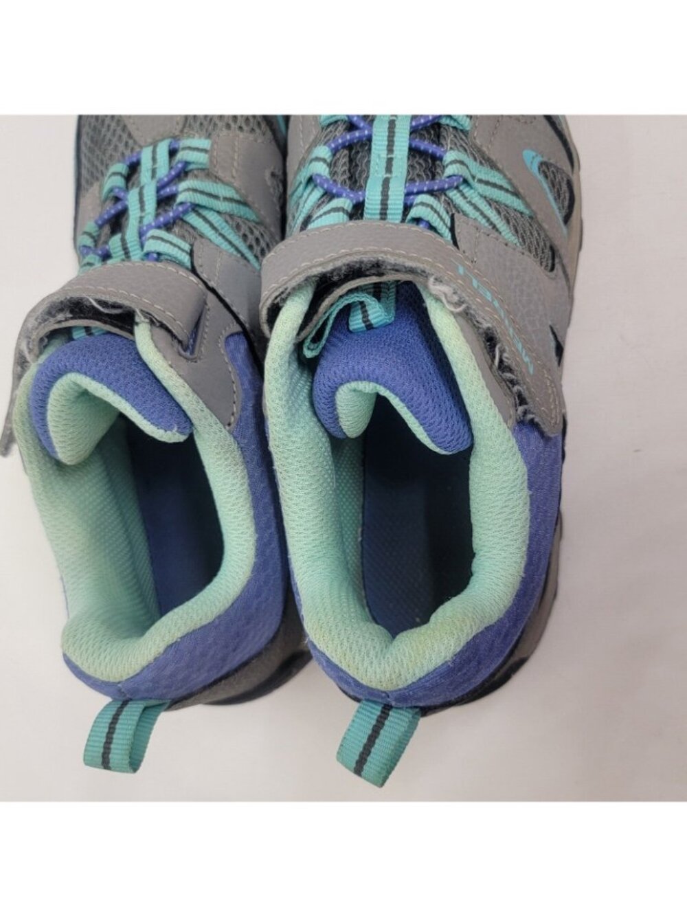 Merrell Girls ML G Trail Chaser MY57111 Gray Hiking Shoes Sneakers Size 4 M - Picture 10 of 11